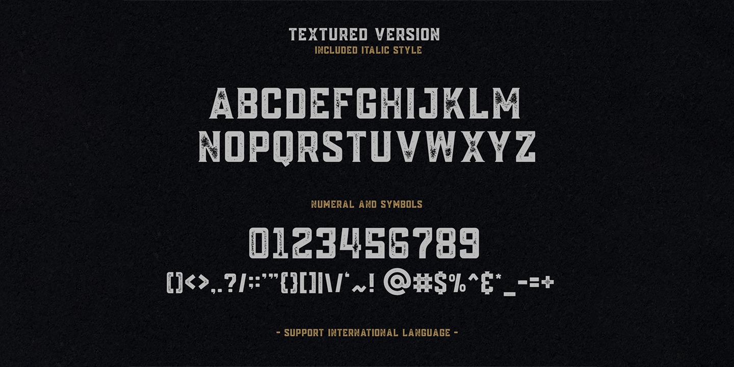 Пример шрифта Posey Textured Italic